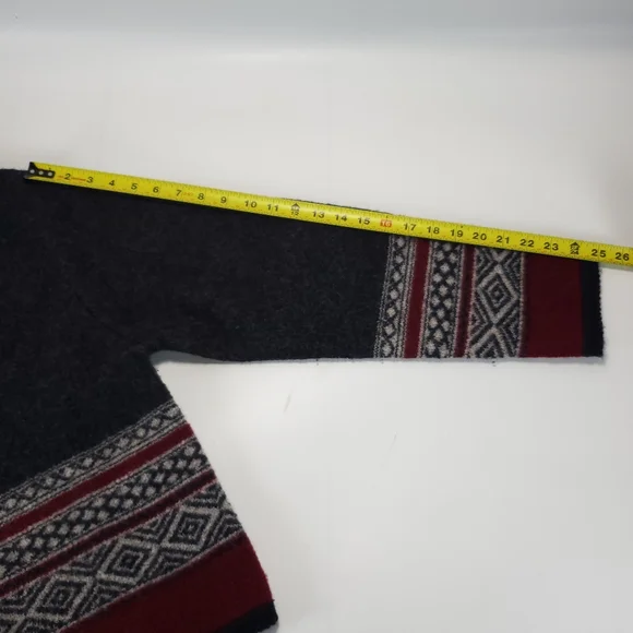 Tally Ho 100% Wool Button Front Sweater - Picture 8 of 9